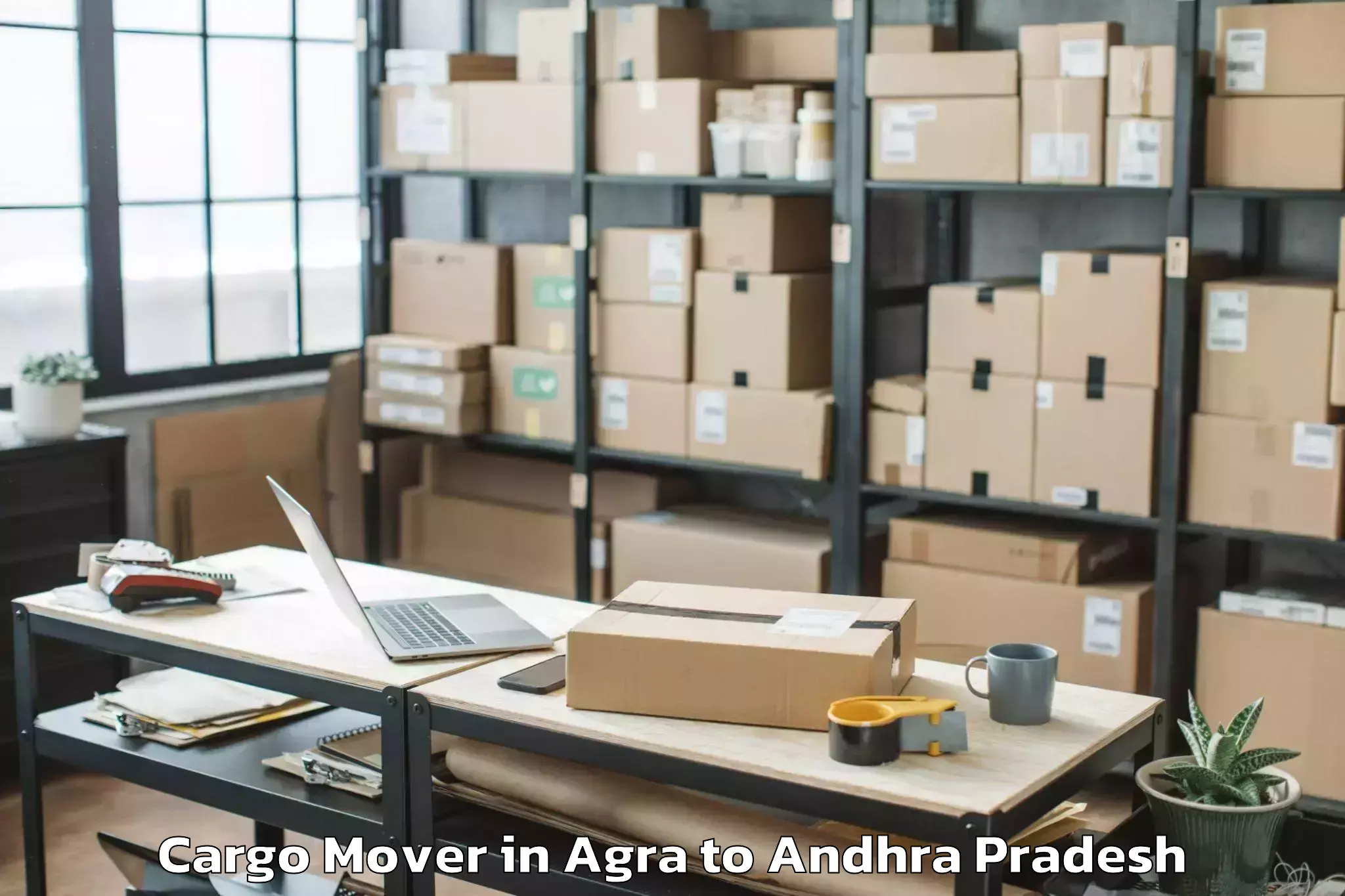 Easy Agra to Kathipudi Cargo Mover Booking